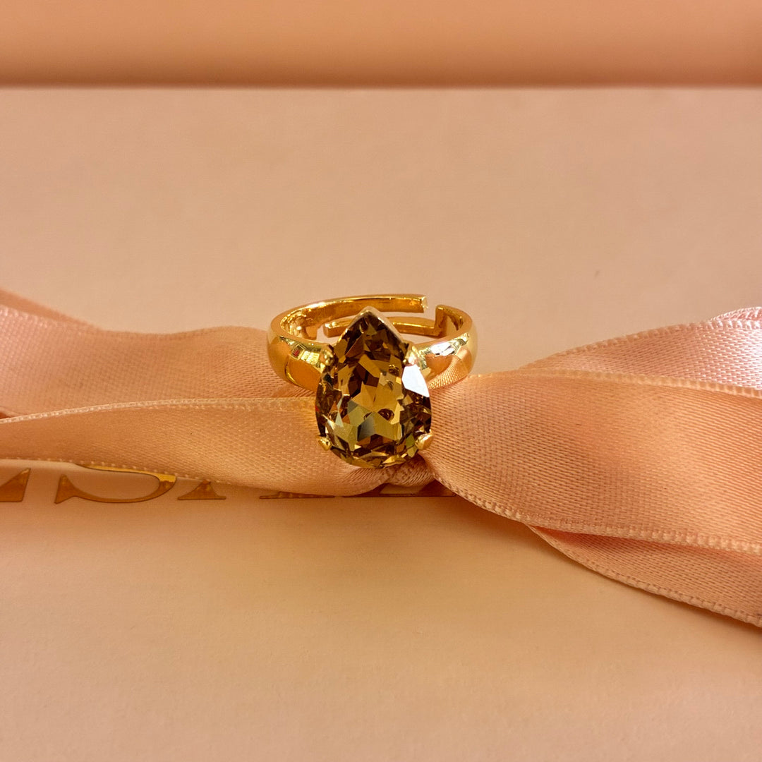 Bronze shades Swarovski crystals set