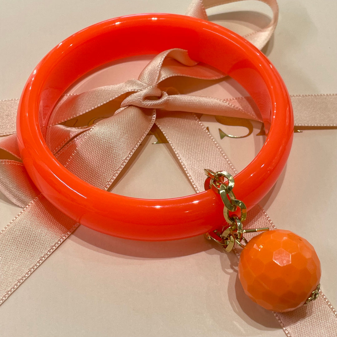 Neon ball summer bangle