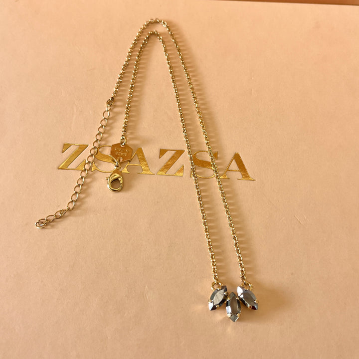 Grey marquise Swarovski Crystals set