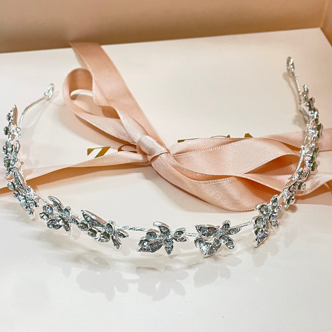 Cluster butterfly flexible headpiece