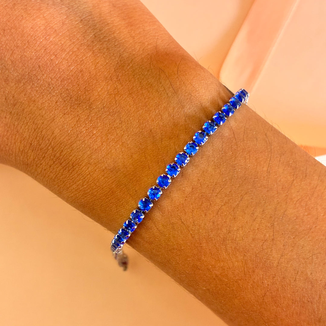 Royal blue stainless steel bracelet