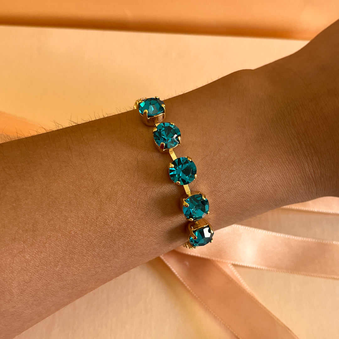 Five Verdemar preciosa crystals bracelet