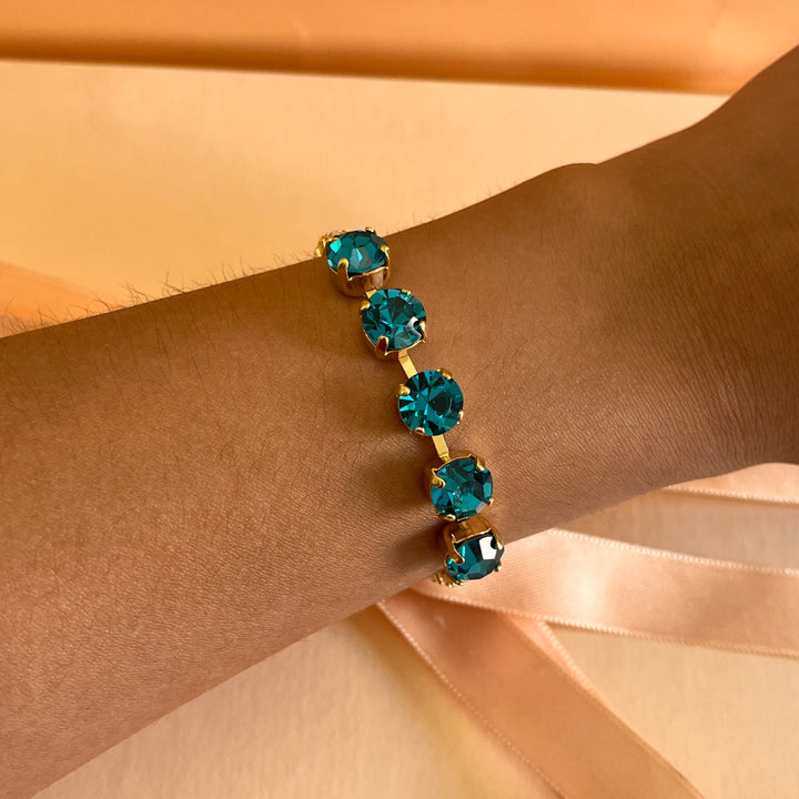 Five Verdemar preciosa crystals bracelet