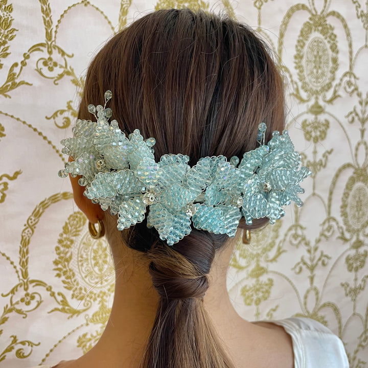 Mint flowers headpiece