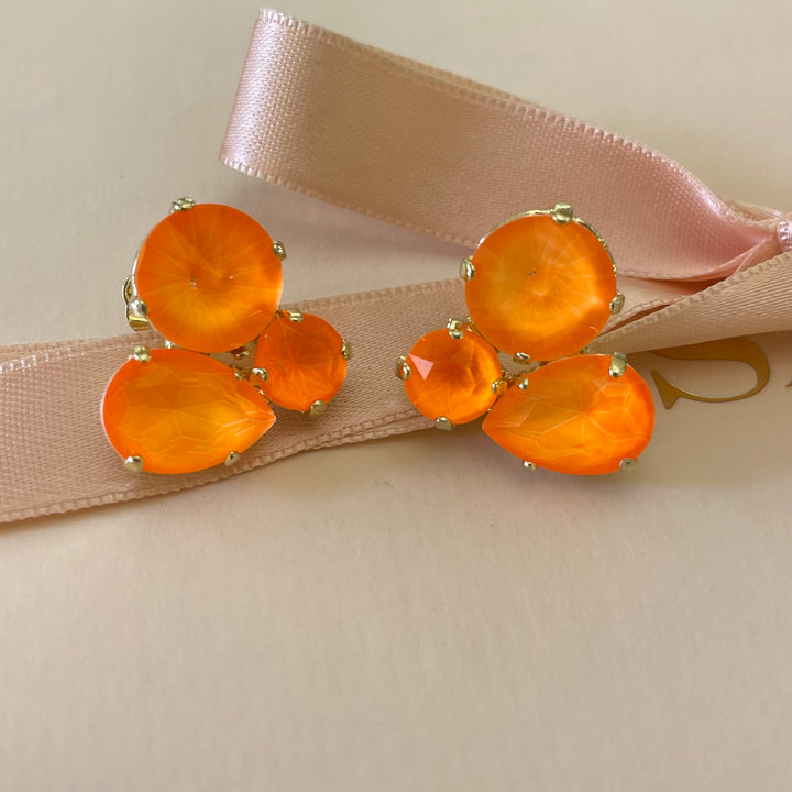 Neon orange summer set