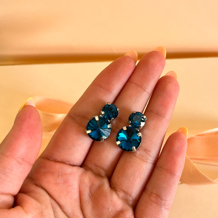 Verdemar preciosa crystals studs