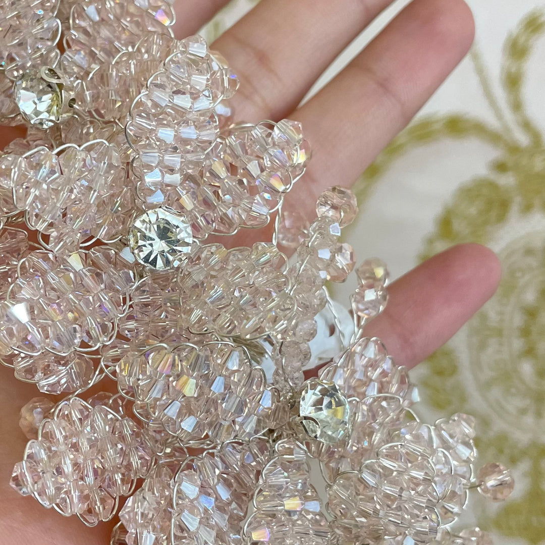 Light pink flowers headpiece