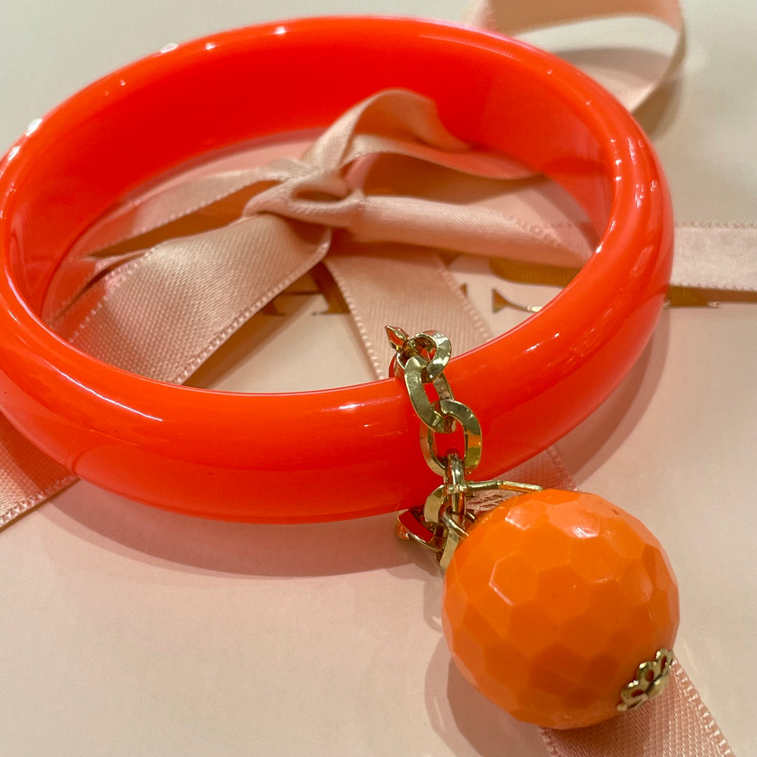 Neon ball summer bangle