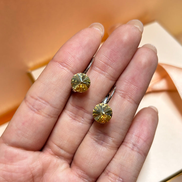 Basic light bronze rhinestone hooks