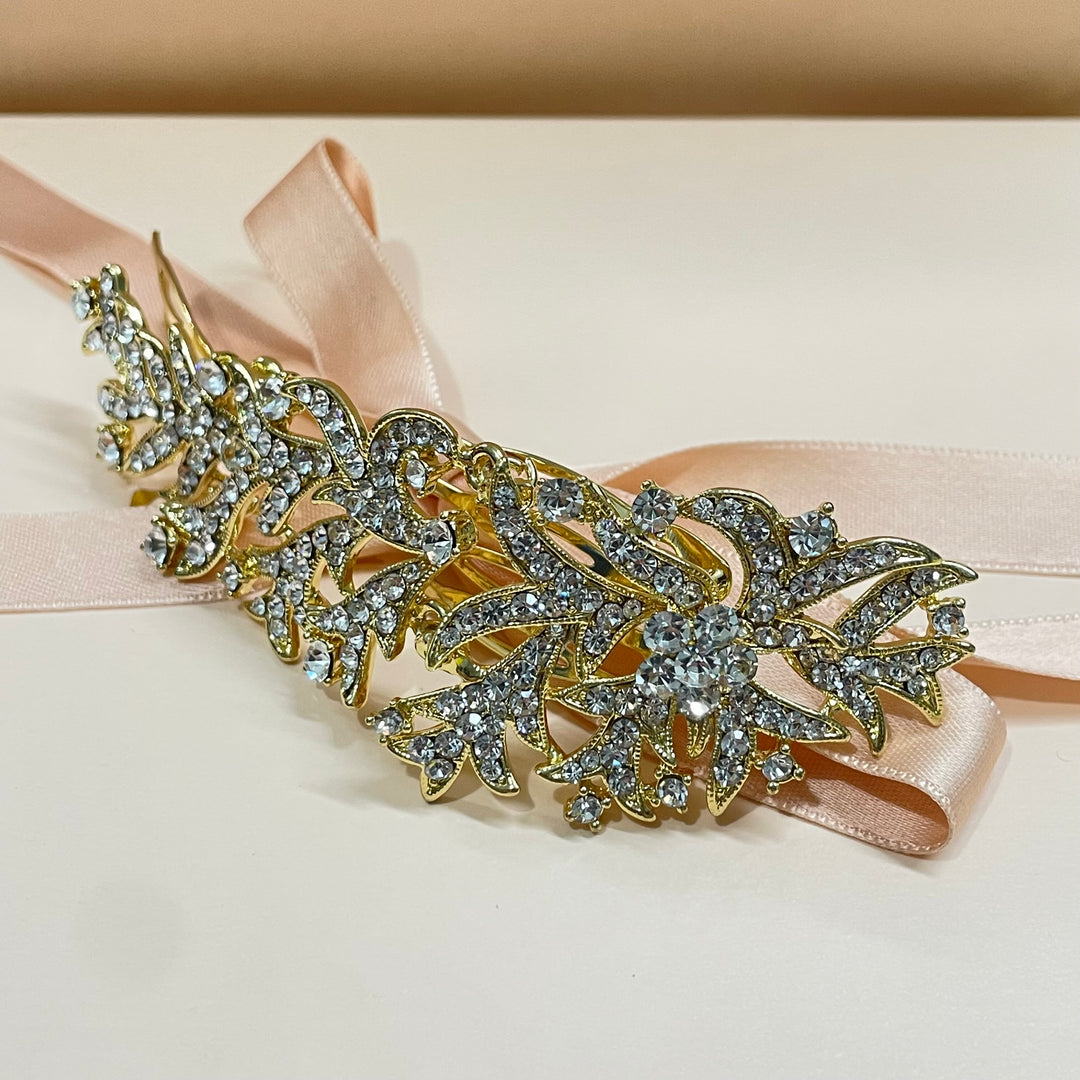 Side comb gold or silver