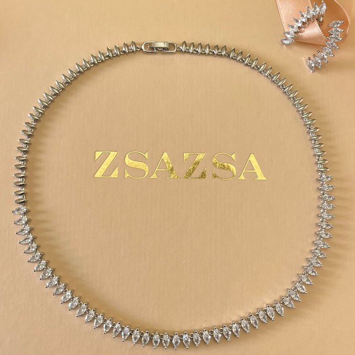 Marquise zircone set