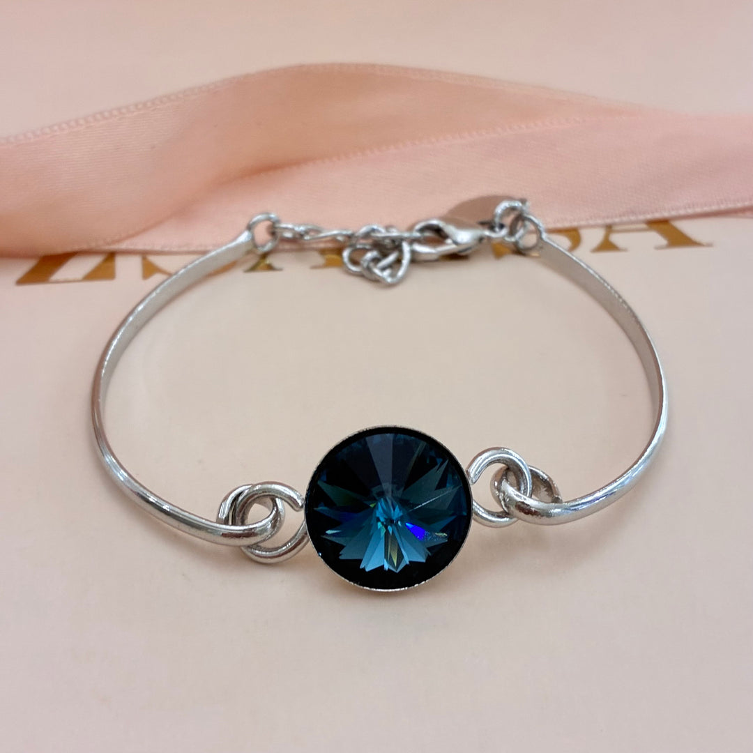 Navy blue Swarovski crystals set