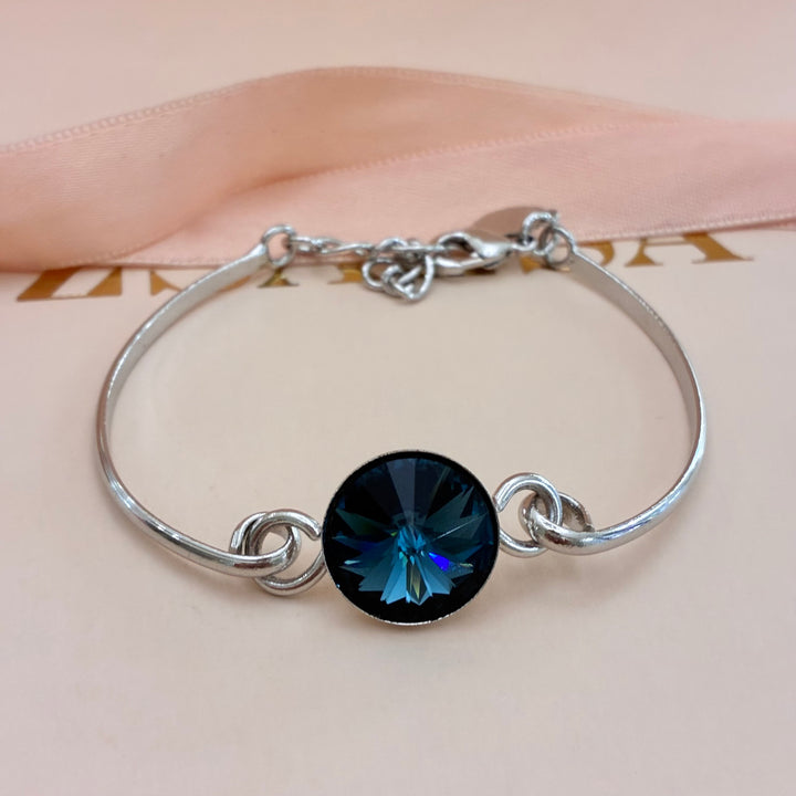 Navy blue Swarovski crystals set