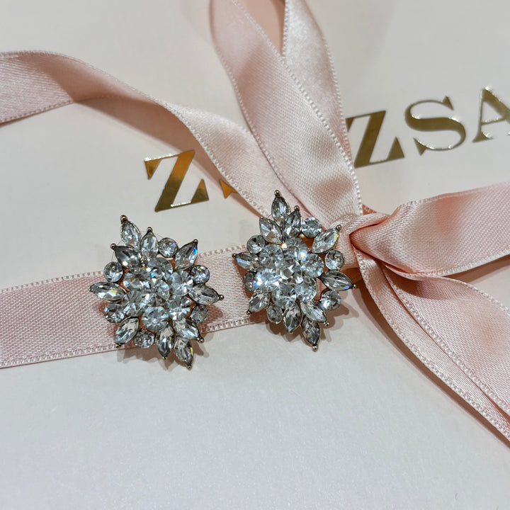 Marquise studs earrings