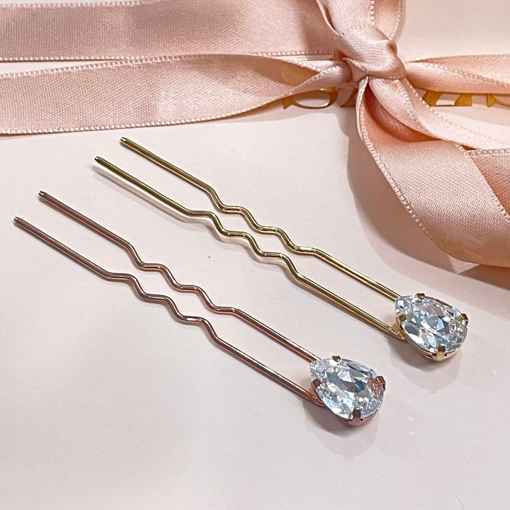 Rose gold or gold pin