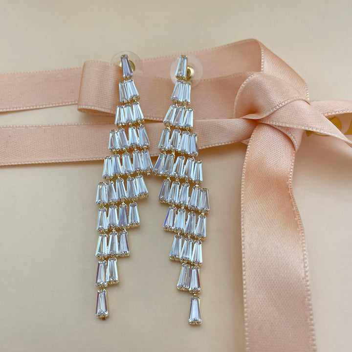 Baguette earrings