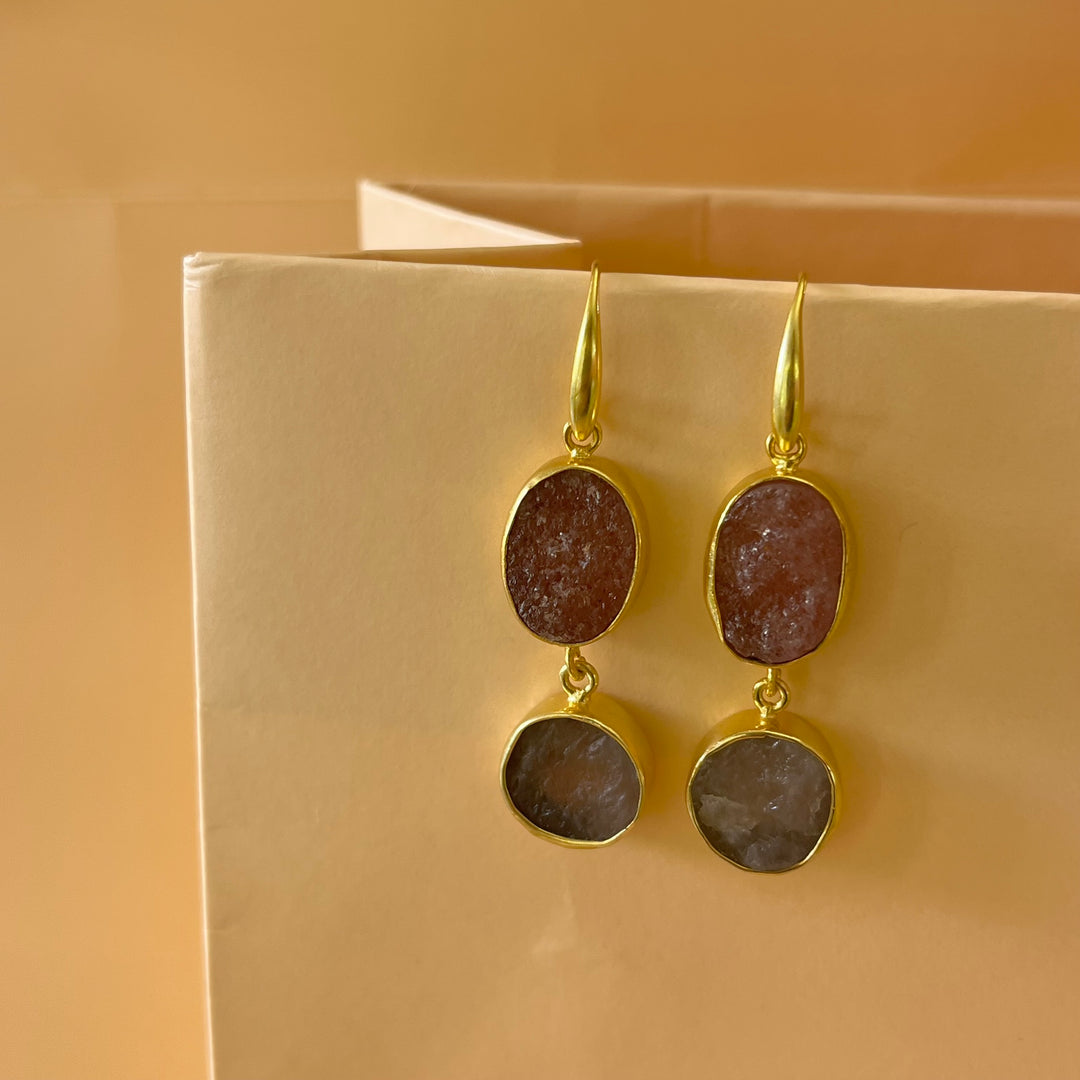 quartz & gold plated handmade  set