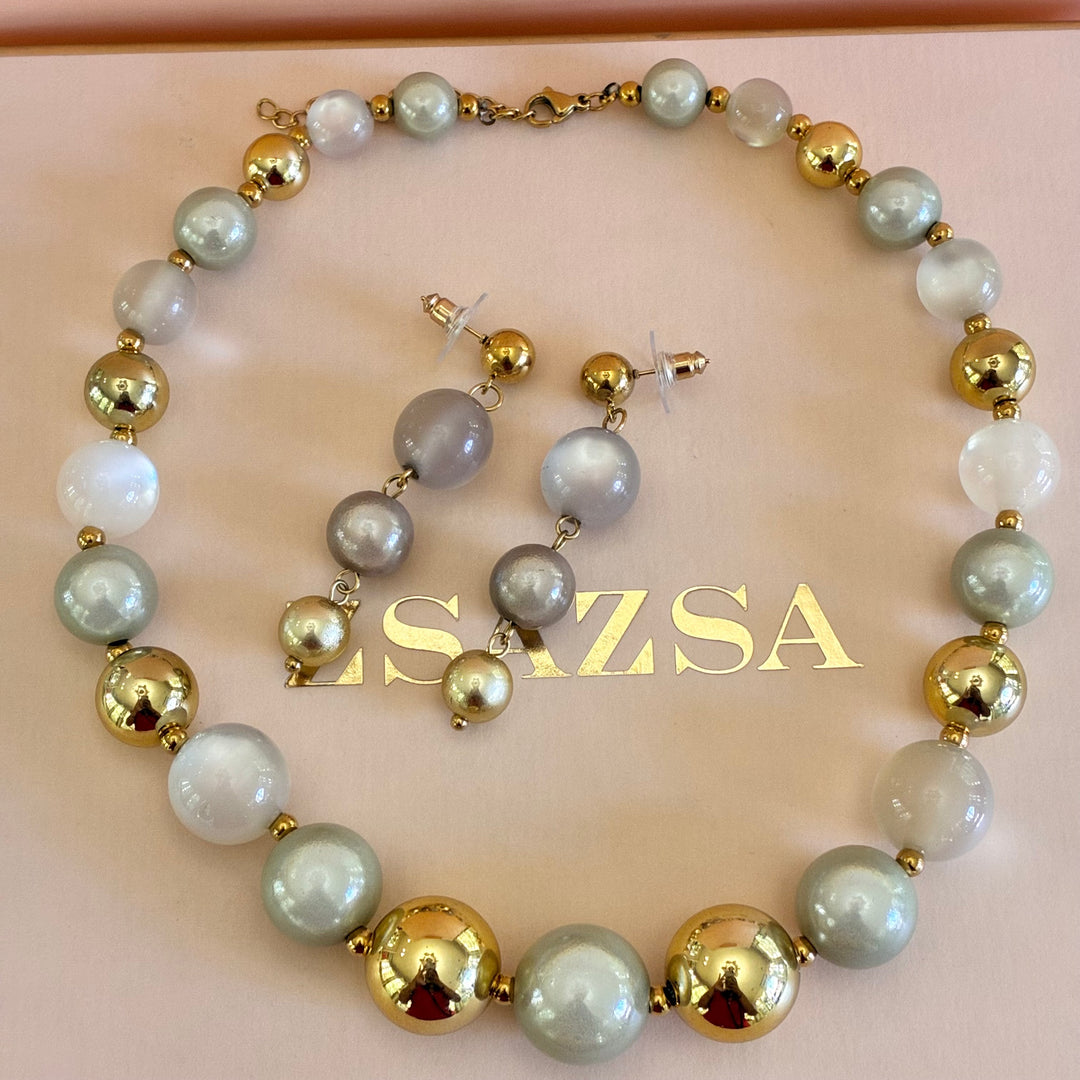 Bronze resin stainless steel set