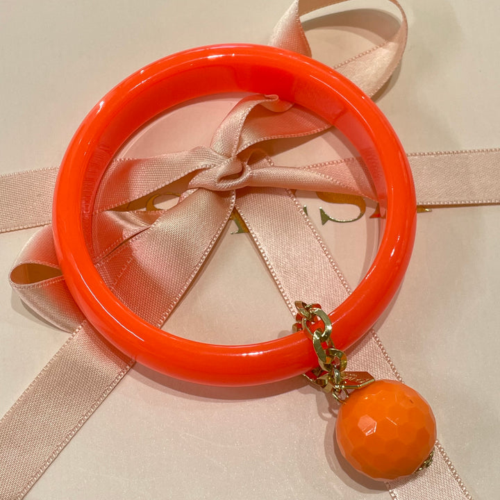 Neon ball summer bangle