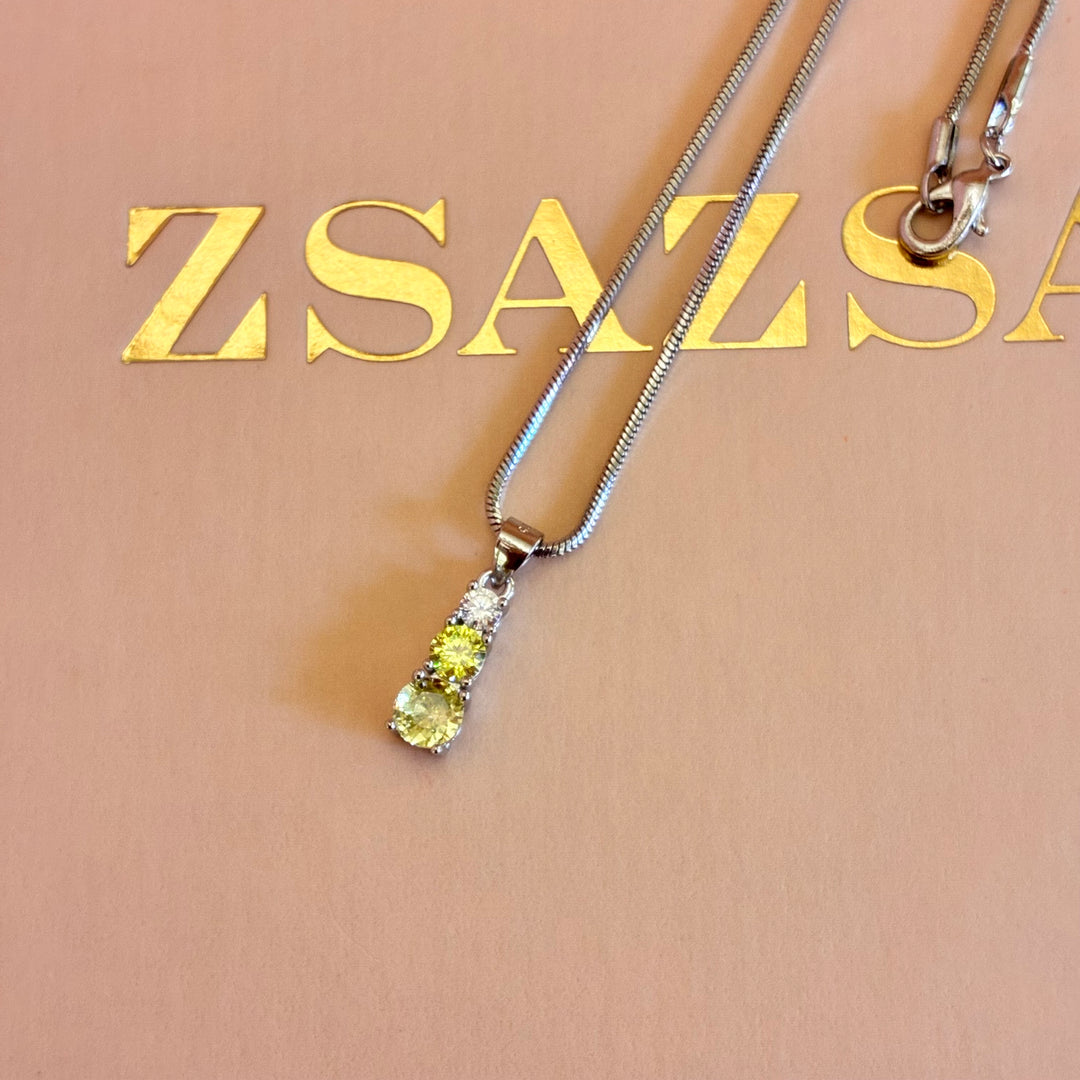 Light green silver trilogy set