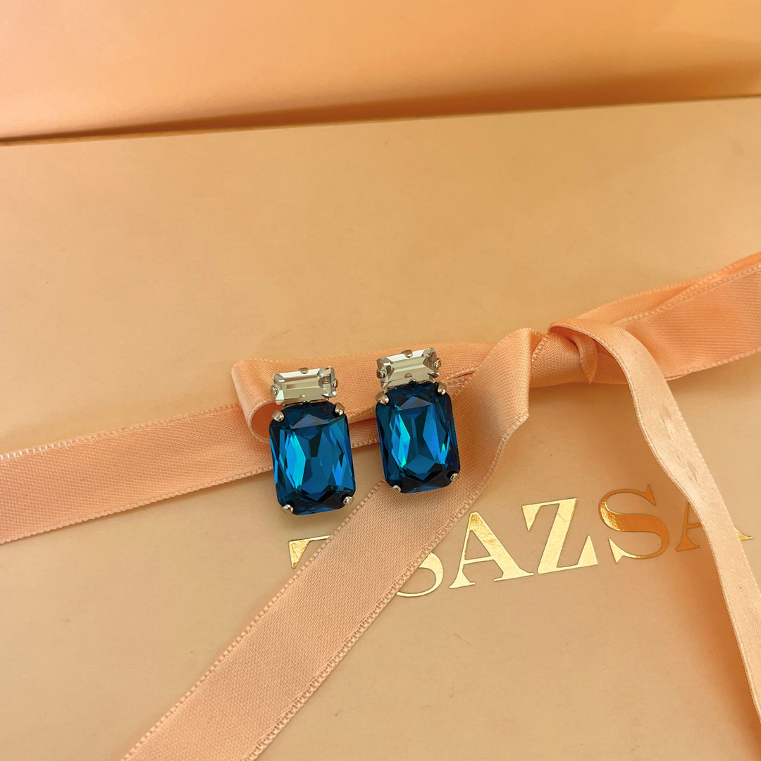 Verdemar Swarovski crystals studs