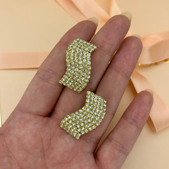 Rhinestone earrings