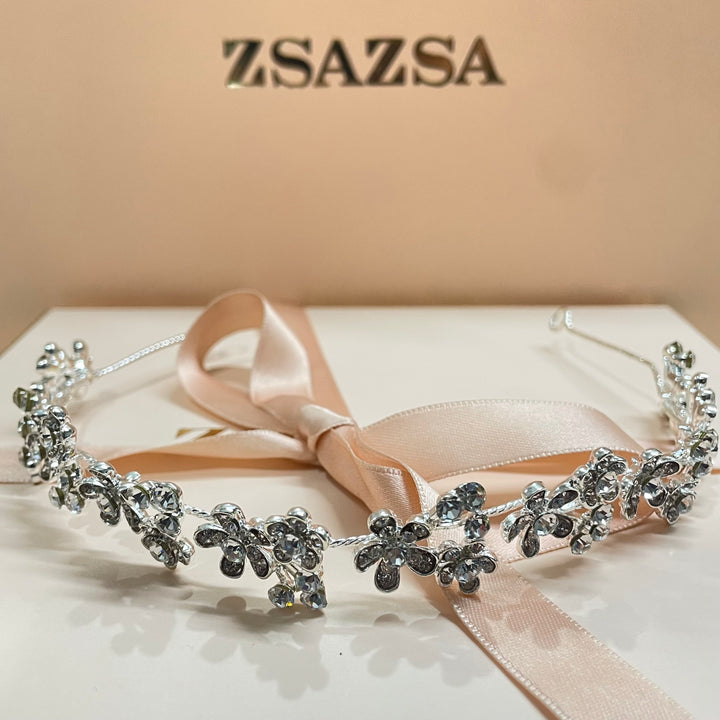 Snake navy blue zircone set