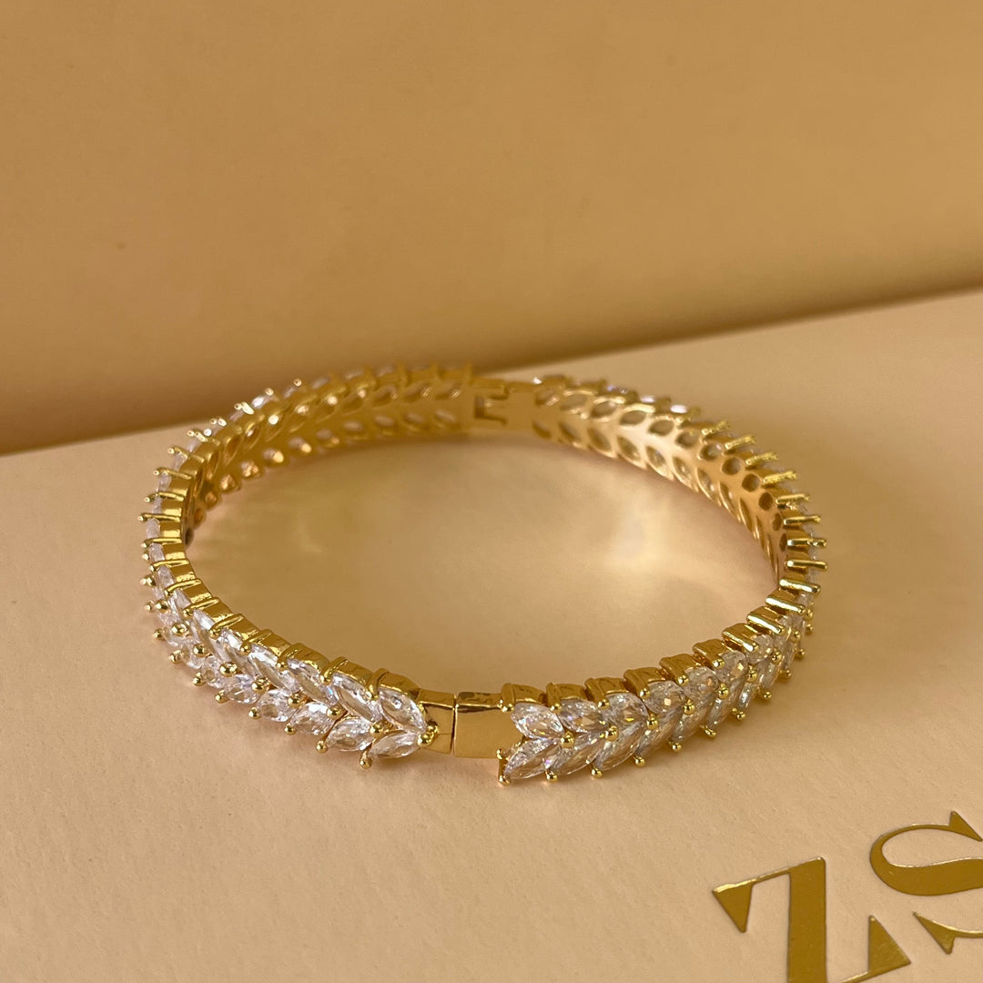 Marquise zircone bangle
