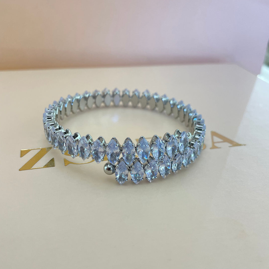 Marquise bangle