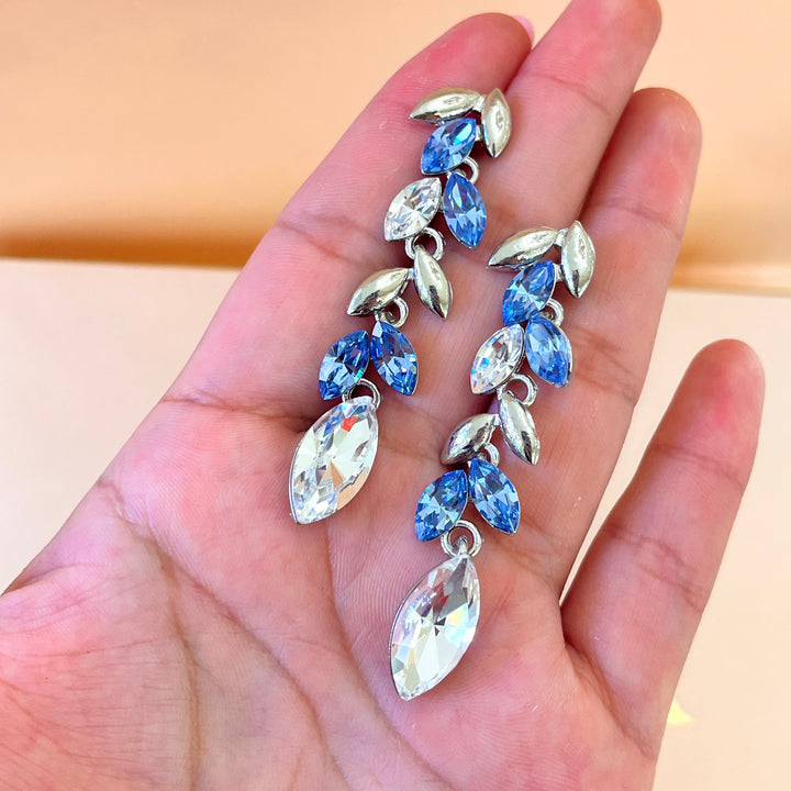 Light blue Swarovski crystal set