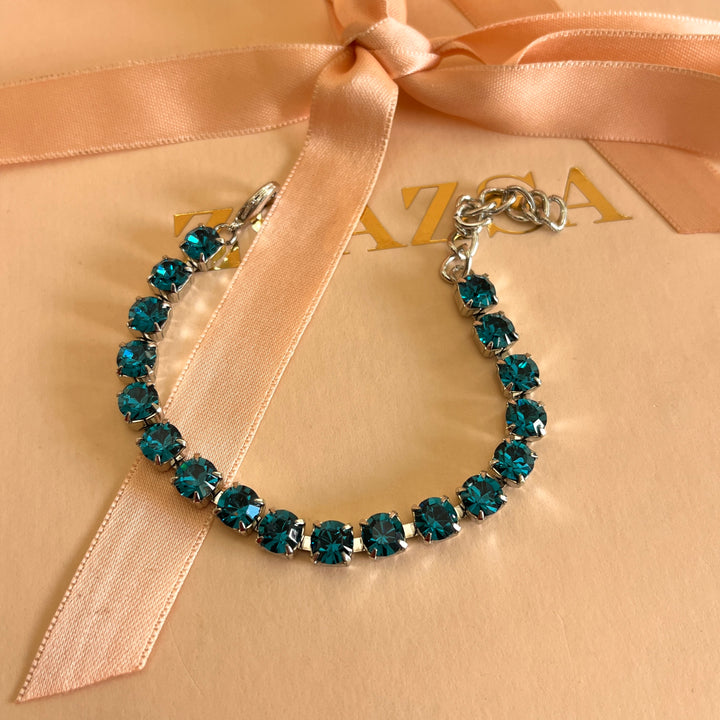 Dark verdemar preciosa crystals bracelet