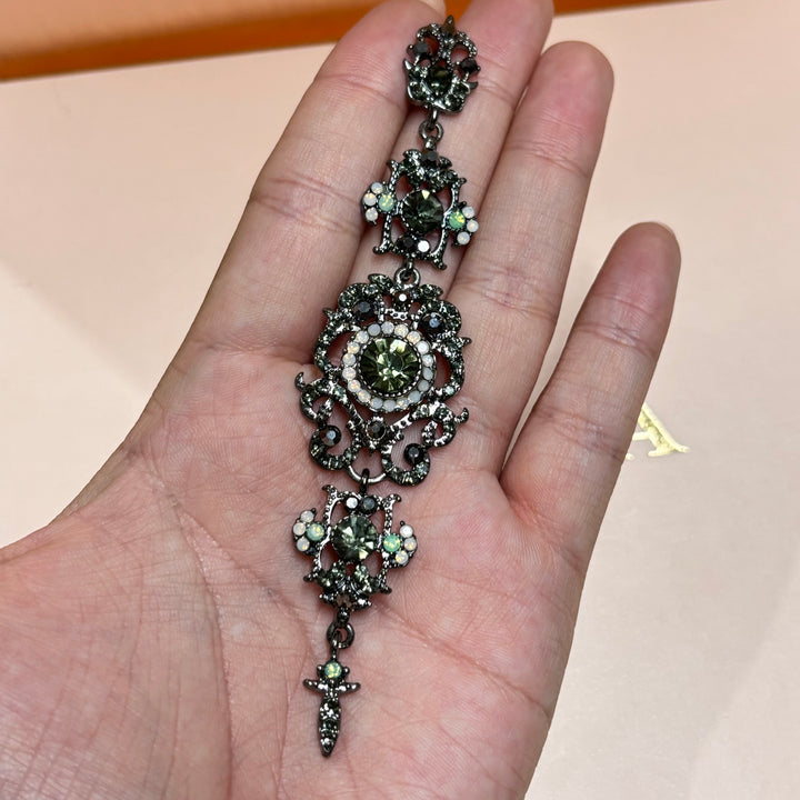 Vintage grey earrings