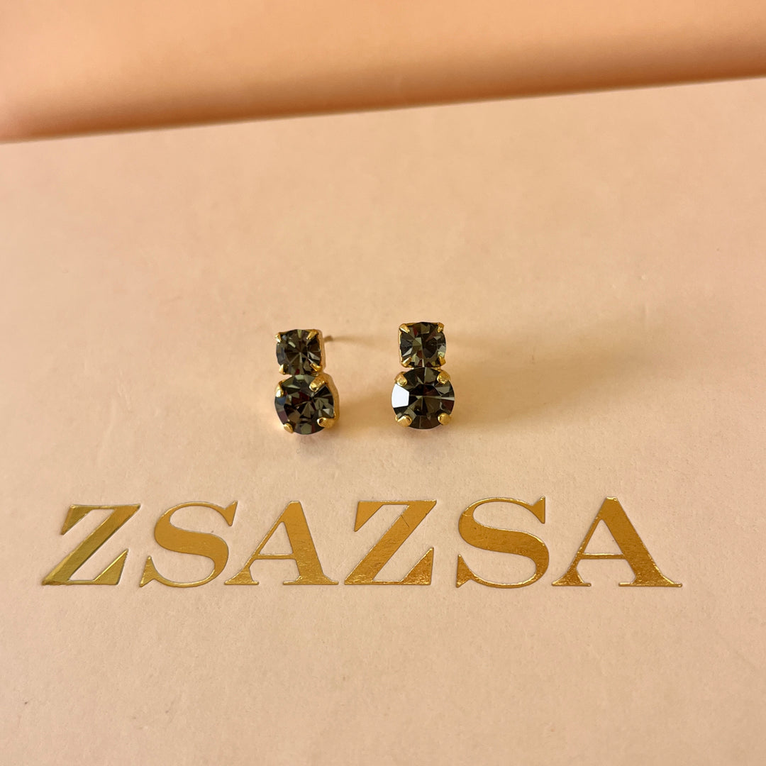 Grey Preciosa crystals set