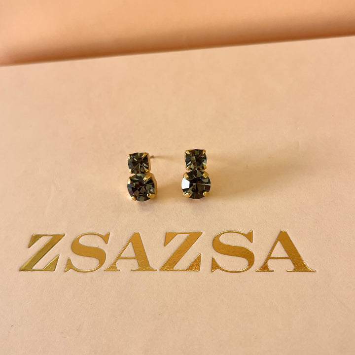 Grey Preciosa crystals set