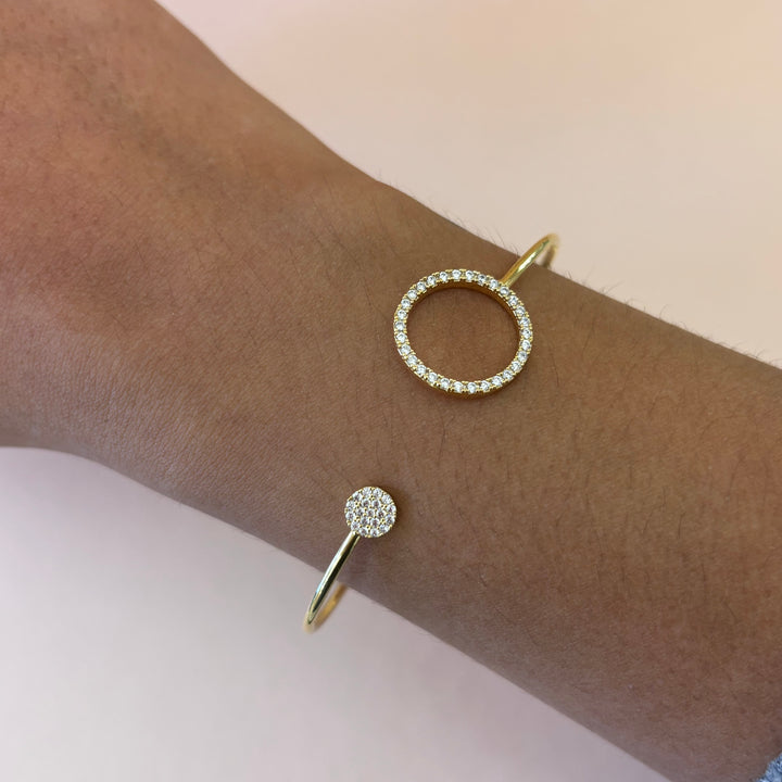 Dainty zircone bangle