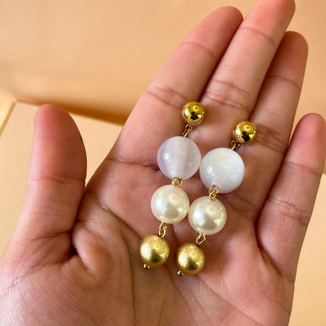 White & grey resin set