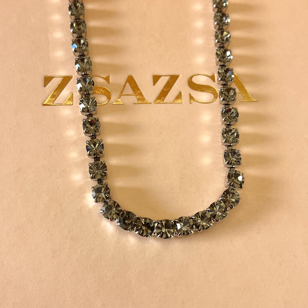 Grey Preciosa crystals set