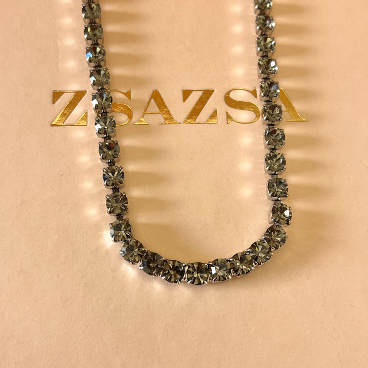 Grey Preciosa crystals set