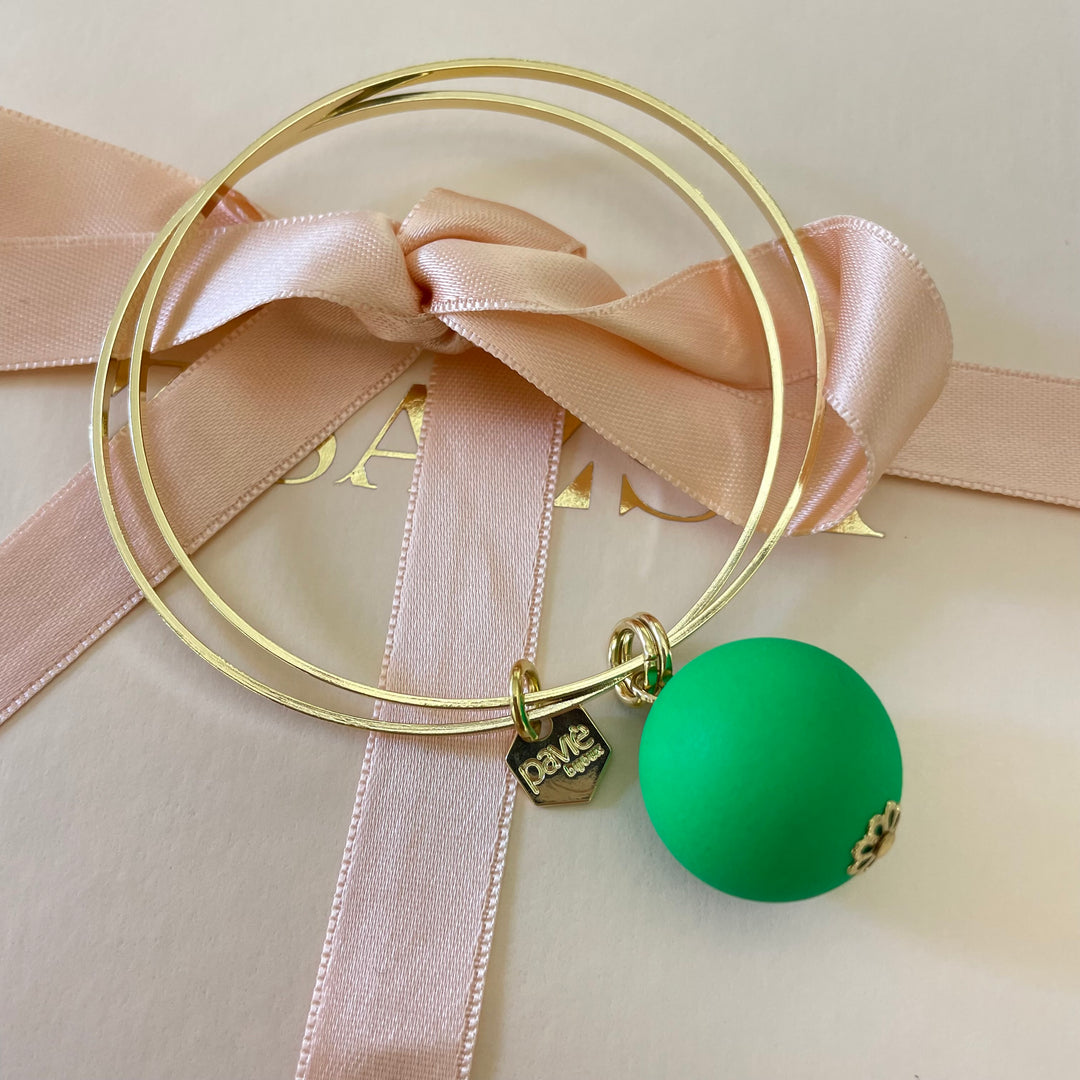 Neon ball summer bangle