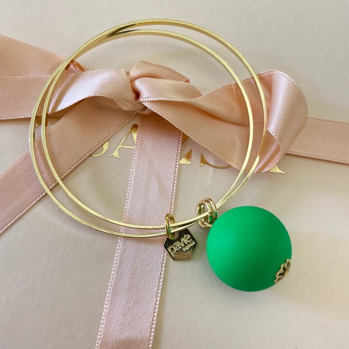 Neon ball summer bangle