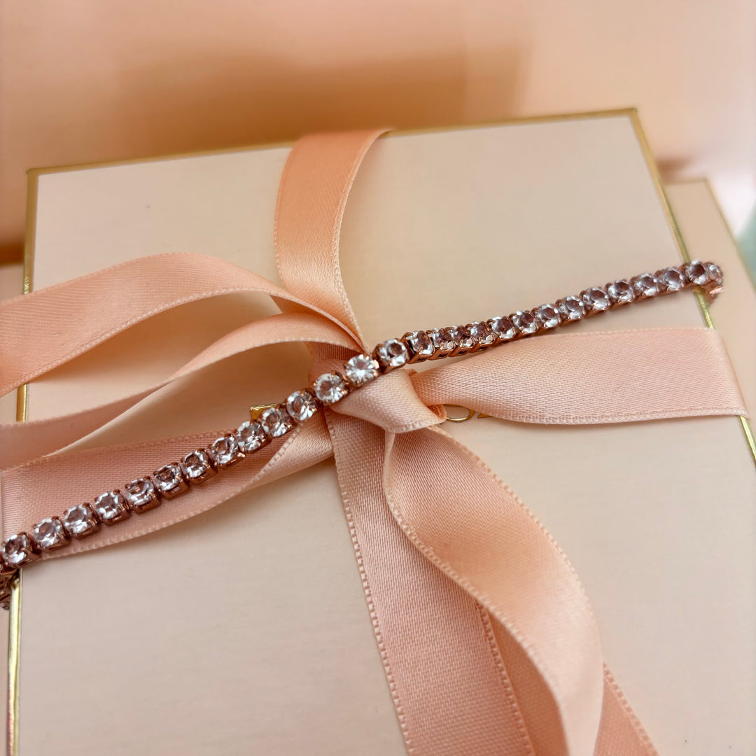 Rose gold Tennis bracelet