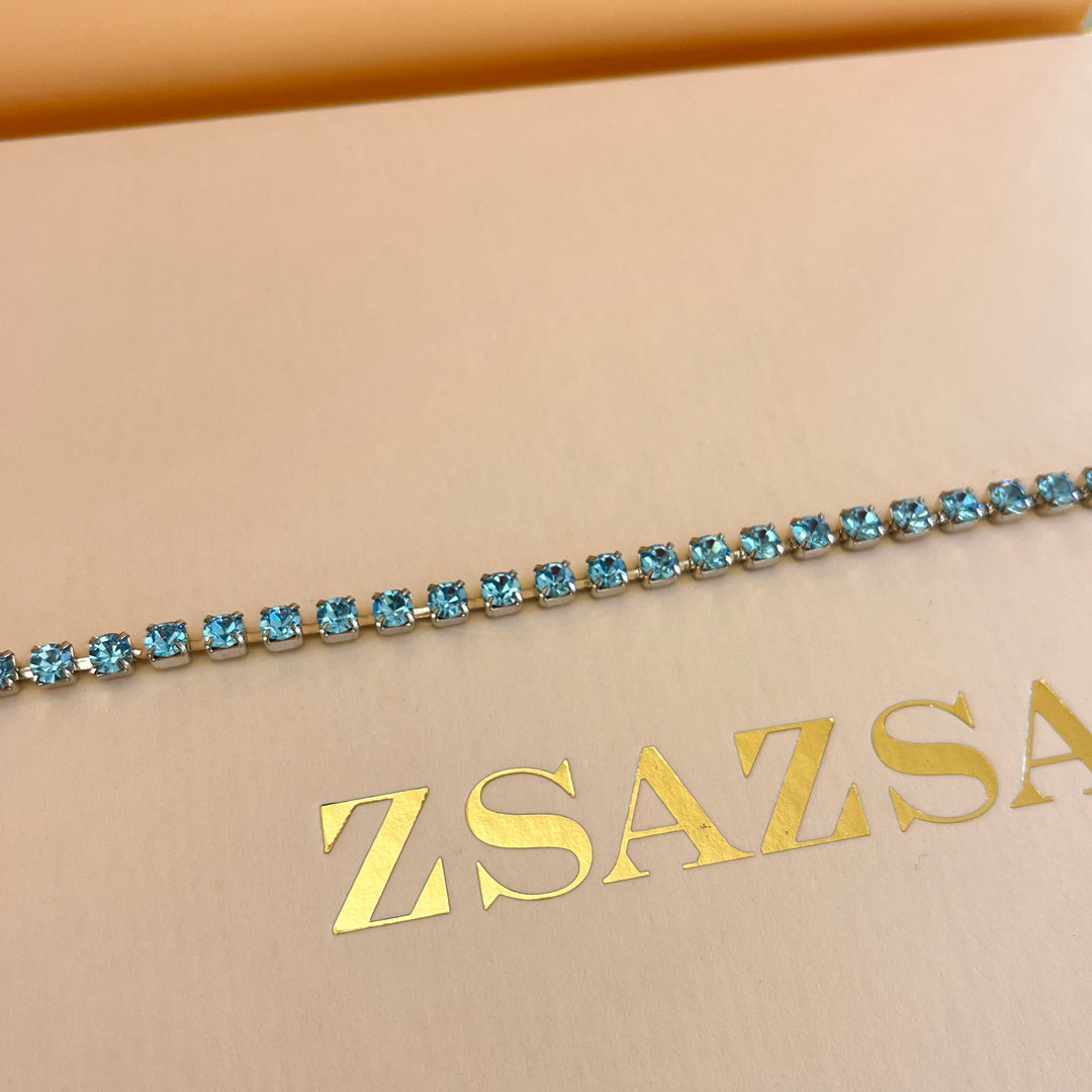 Turquoise Preciosa crystals bracelet