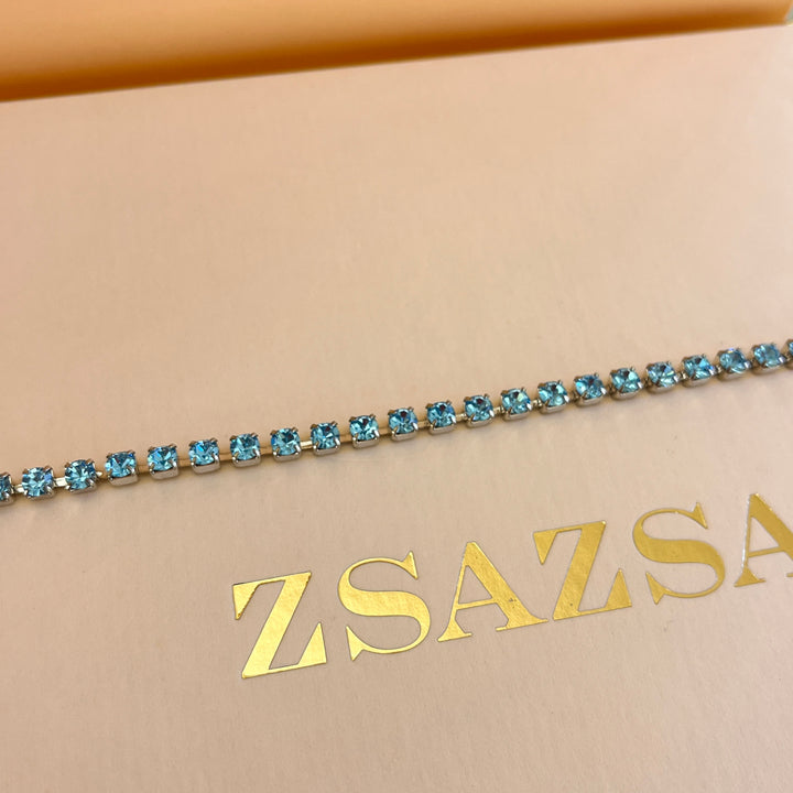 Turquoise Preciosa crystals bracelet