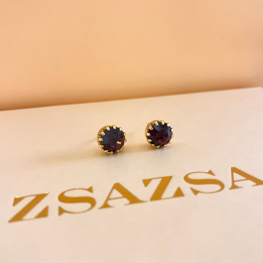 Purple preciosa crystals set