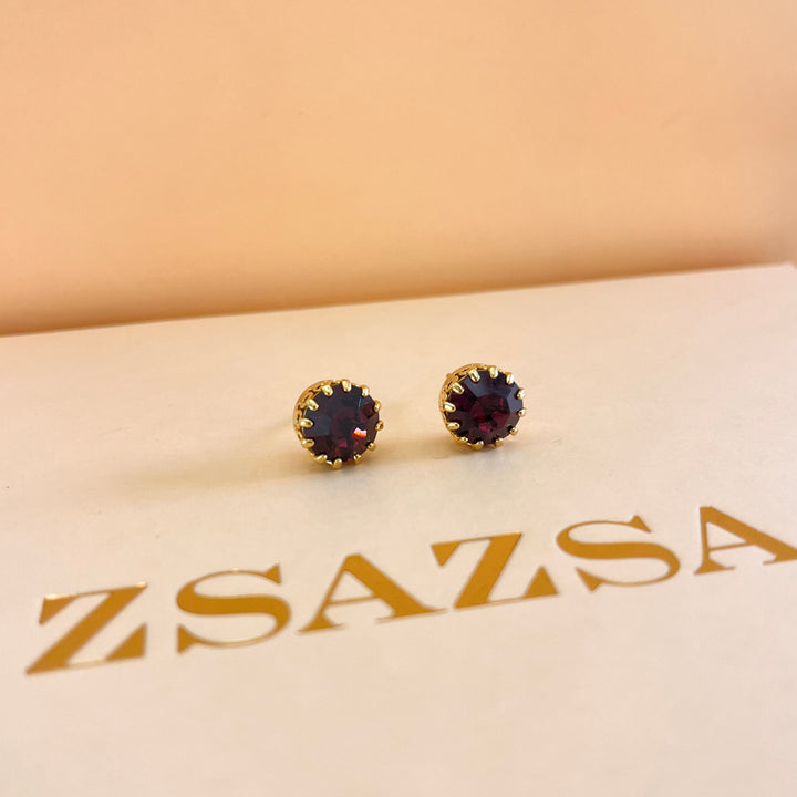 Purple preciosa crystals set