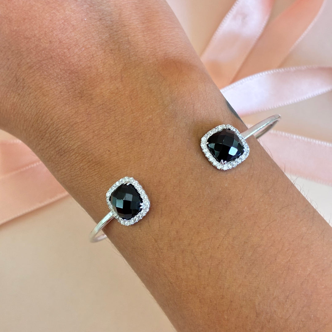 Black zircone bangle