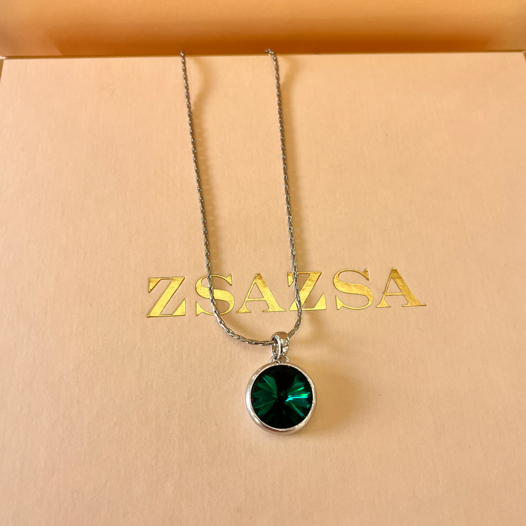 Dark green Swarovski Crystals set