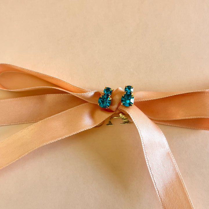 Verdemar preciosa crystals studs