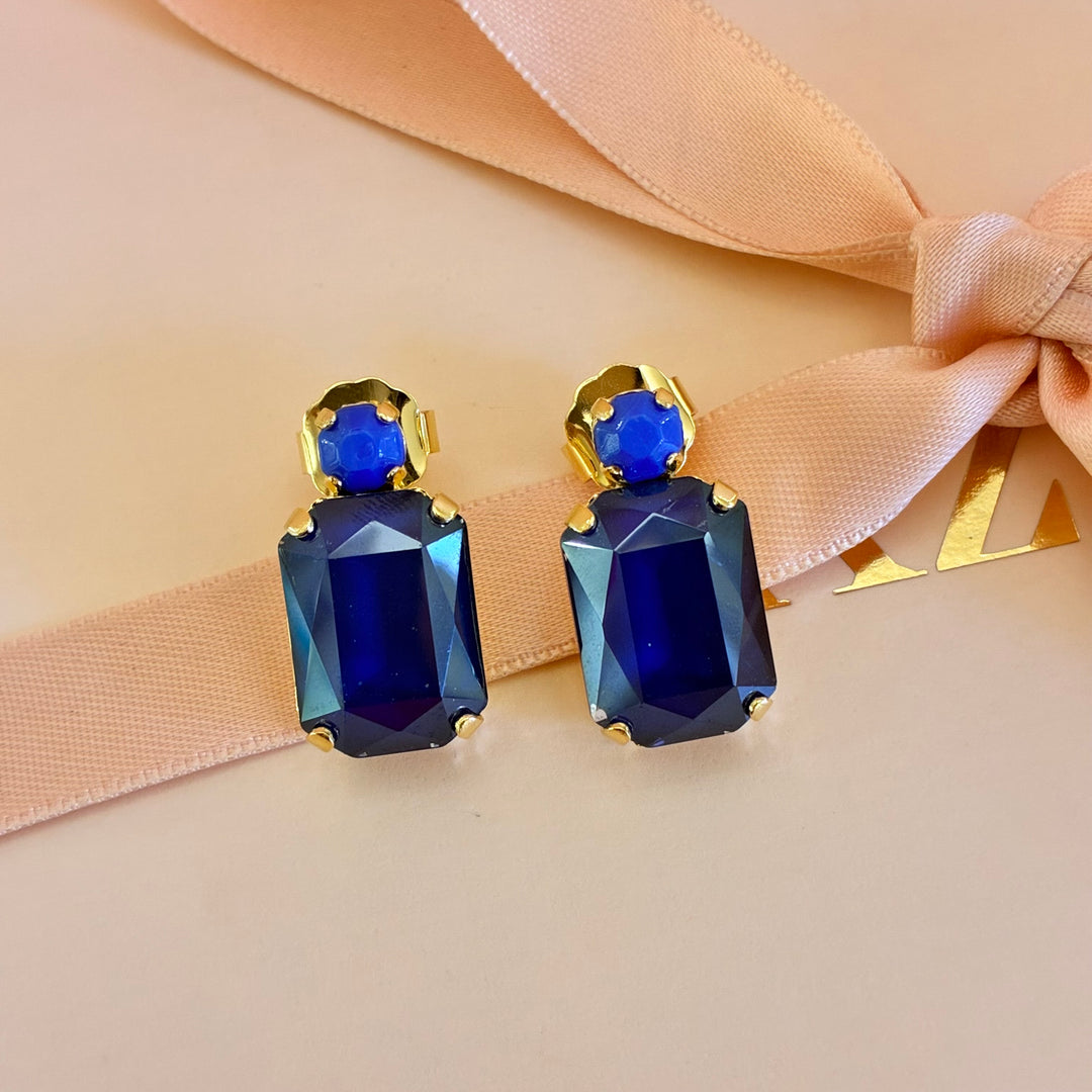 Royal blue Swarovski crystals set