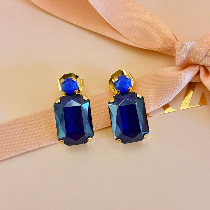 Royal blue Swarovski crystals set